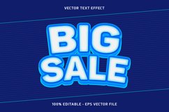 Big Sale Vector Text Effect Product Image 1