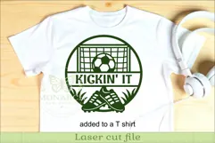 Soccer Name Sign SVG, Football Boys Bedroom Wall Decor Product Image 3