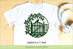 Secret Garden Gate SVG | Cottagecore Garden Wall Sign Product Image 3