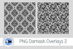 Transparent PNG Damask Overlays 2 Product Image 4