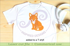 Woodland animal Silhouette Foxes for laser cutting Product Image 3