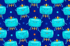 Canvas Mascot Seamless Pattern Product Image 1