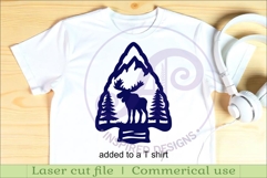 Arrowhead Moose animal wall sign Product Image 3