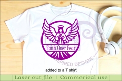 Guardian Angel Name Sign SVG, Praying Angel Laser Cut File Product Image 3