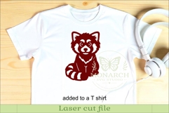 Cute Red Panda Silhouette SVG. Woodland Animals 2 Product Image 3