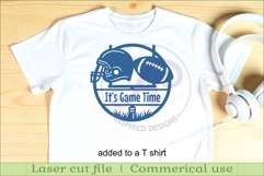 American football theme name wall art sign, SVG personalized Product Image 3