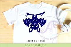 Cute Halloween Bat Silhouette SVG for Laser Cutting 1 Product Image 3