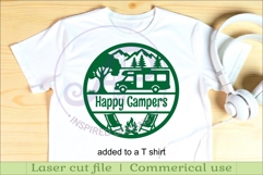 RV camper van name sign svg laser cut template Product Image 3