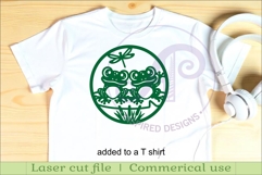 two cute frogs wall sign, SVG file. vector sign Product Image 3
