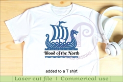 Viking dragon boat personalized name sign laser cut Product Image 3