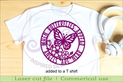 Butterfly Memorial Wall Sign SVG When Butterflies Appear Product Image 3