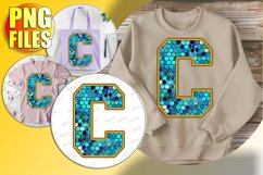 C Doodle Letter Style Print Joyful Holiday Spirit! Product Image 1