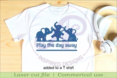 Cute Elephant Name Sign SVG, Baby Elephant Personalized sign Product Image 3