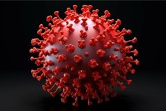 3d sphere ball virus. Generate Ai Product Image 1