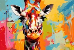 Distinctive giraffe head. Generate Ai Product Image 1