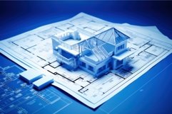 Systematic Architectural plan. Generate Ai Product Image 1