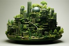 Urban Architecture city scale. Generate Ai Product Image 1
