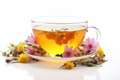 Aromatic herbal tea. Generate Ai Product Image 1