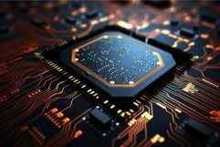 Unconventional semiconductor cyan luminescence data close-up Product Image 1