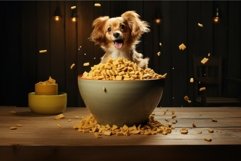 Nutritious Bowl dog food. Generate Ai Product Image 1