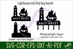 Lighthouse and ship Key holder designs Product Image 6