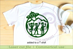 Alien Wall Art UFO Sign Laser Cut File SVG Funny Sci Fi Product Image 3