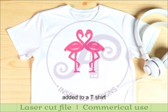 Flamingo silhouettes laser cut out 1 Product Image 3