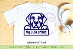 Golden Labrador dog name sign svg laser cut file Product Image 3