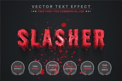 Splatter Blood - Editable Text Effect, Font Style Product Image 4