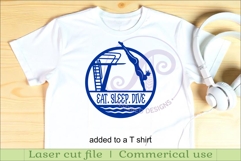 High Dive Female name sign design for laser cutting Product Image 3