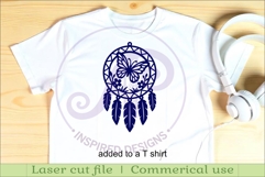 Butterfly Dreamcatcher Laser Cut File, Garden Wall Art Product Image 3