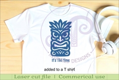 Tiki head Silhouette laser cut outs 2 Product Image 3