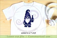 Gnome Silhouette Shapes and Garden Stakes SVG Mushroom Hat 1 Product Image 3