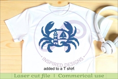 Coastal Crab Wall Art Beach House Decor Lighthouse Product Image 3