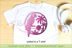 Parrot bird wall sign svg laser cut file Product Image 3
