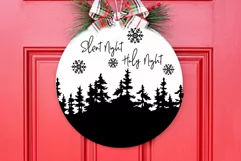Silent Night Holy Night SVG, Christmas SVG, Cricut File Product Image 2
