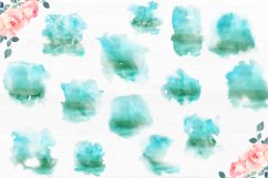 Green Watercolor Splotches Product Image 3