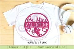 Be mine Valentine wall sign, SVG file. Product Image 3