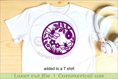 Bees and flowers wall sign, SVG file. Product Image 3