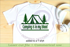 Camping Family Name Sign SVG, Tent Name Sign Laser Cut Product Image 3