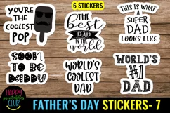 Father's Day Stickers I Printable Dad Stickers Product Image 1
