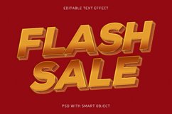 Flash Sale Text Effect Product Image 1