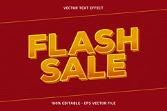 Flash Sale Vector Text Effect Product Image 1