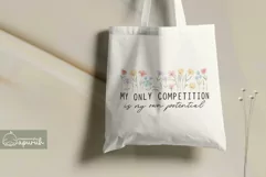 Floral Motivational Self-Care Quotes T-Shirt Design 09 Product Image 3
