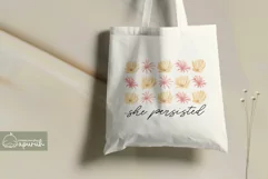 Floral Motivational Self-Care Quotes T-Shirt Design 20 Product Image 3