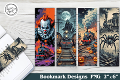 Halloween Express Printable Bookmark 4 PNG Product Image 1