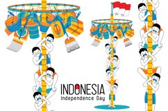 Indonesia Independence Day Vector #01 Product Image 1