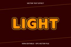Light Vector Text Effect Product Image 1