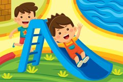 Outdoor Activity Cartoon Vector #02 Product Image 1