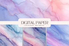 Rainbow Watercolor Background Abstract Digital Paper_160 Product Image 1